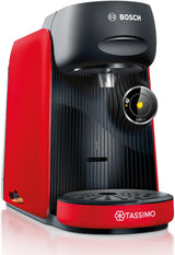 Macchina per caffè espresso a capsule Bosch Tassimo finesse TAS162E, 70 bevande, caffè più intenso premendo un pulsante, spegnimento automatico, sostenibile, dosaggio perfetto, 1400 W, nero/nero