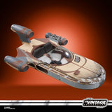 Collezione vintage Star Wars Landspeeder e Luke Skywalker, action figure e veicolo Star Wars: Una nuova speranza, action figure da 9,5 cm Naty Shop