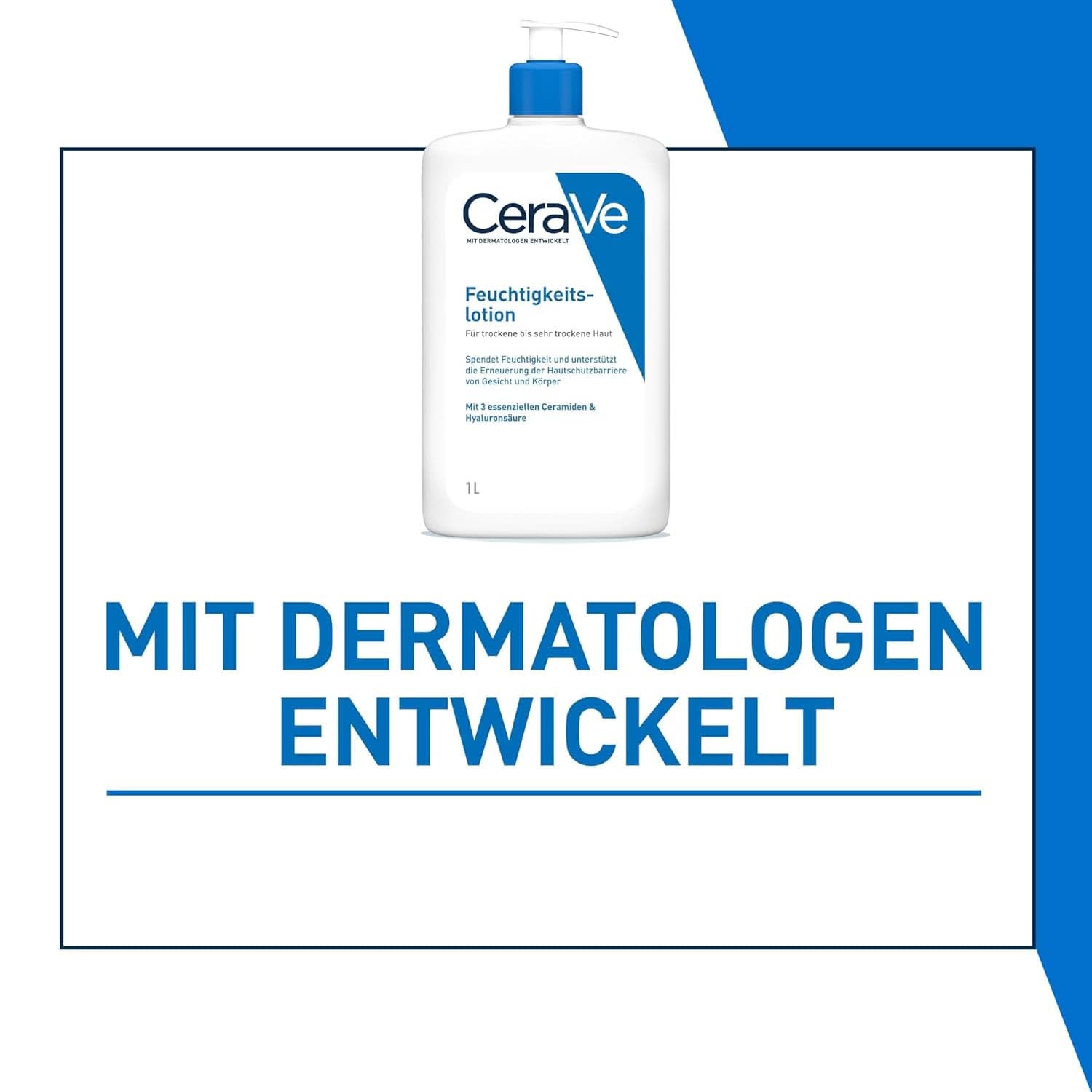 Cerave Lozione idratante per corpo e viso, 1 litro Cosmetici e Beauty Naty Shop