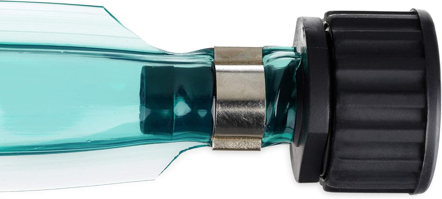Relaxdays Tubo Irrigazione Tubo da Giardino Piatto con Fori Pronto per Il Collegamento 8 Metri Verde 1 Pezzo in Plastica
