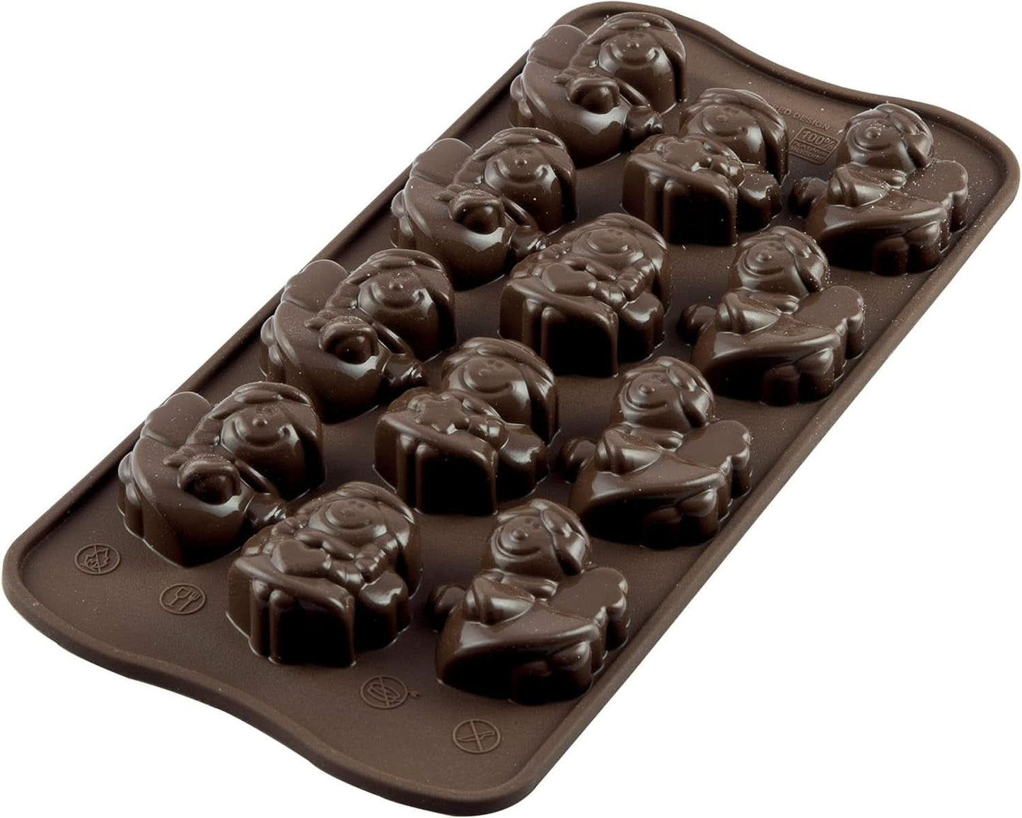 Silikomart 191827, Praline di cioccolato, Angeli, Altri modelli da cucina Naty Shop 7 X 7 X 14 Cm