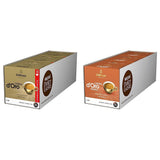 Dallmayr Crema d'Oro, XXL-Vorratsbox & Dallmayr Crema d'Oro intensa (48 Kaffeekapseln, Intensität 9 von 12, 100% Arabica-Bohnen), Confezione da 3 (3x16 Kapseln)