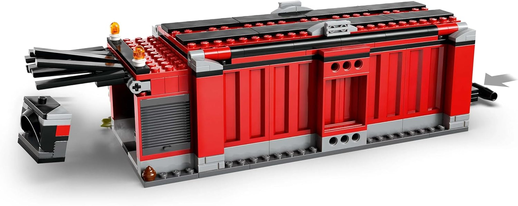 Deposito di rottami LEGO City con macchinine - giocattolo con pressa per rottami e gru, 2 macchinine, 4 minifigure funzionanti ed edificio per uffici - regali di compleanno per ragazzi e ragazze a partire da 8 anni 60472 Besuche den LEGO-Store set di costruzione