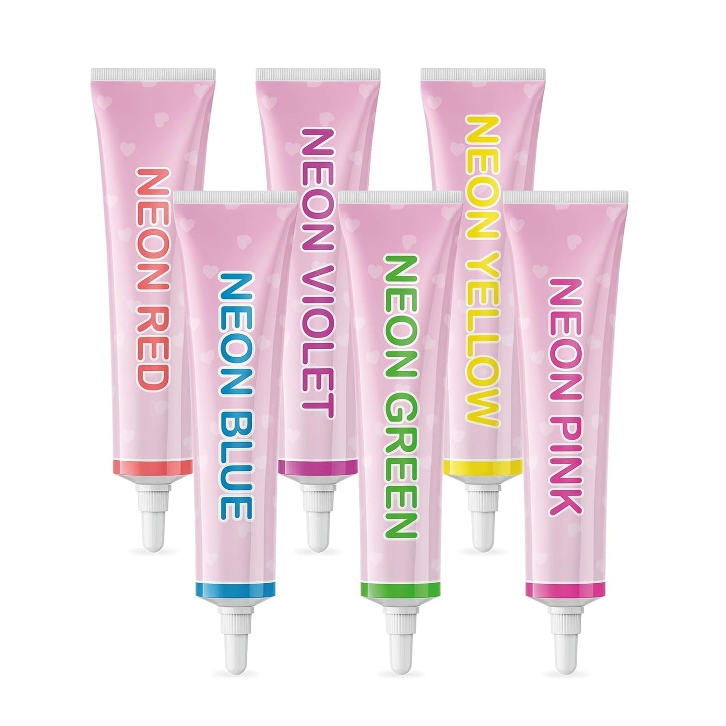 Goodbake Neonlebensmittelfarben 6 Farben Set – Intensive Lebensmittelfarbe – Lebensmittelfarbpaste – Zum Einfärben Von Torten, Fondant, Buttercreme Uvm. – Negozio Naty 100% vegano