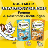 DREAMIES SHAKE UPS Snack multivitaminici per gatti Seafood Festival in bustine porzionate - 55g (6 bustine)