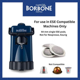 Caffè Borbone Tamponi Compostabili, Blu Kaffeemischung - 50 Tamponi - Compatibili con Sistema ESE Tamponi Carta 44 mm