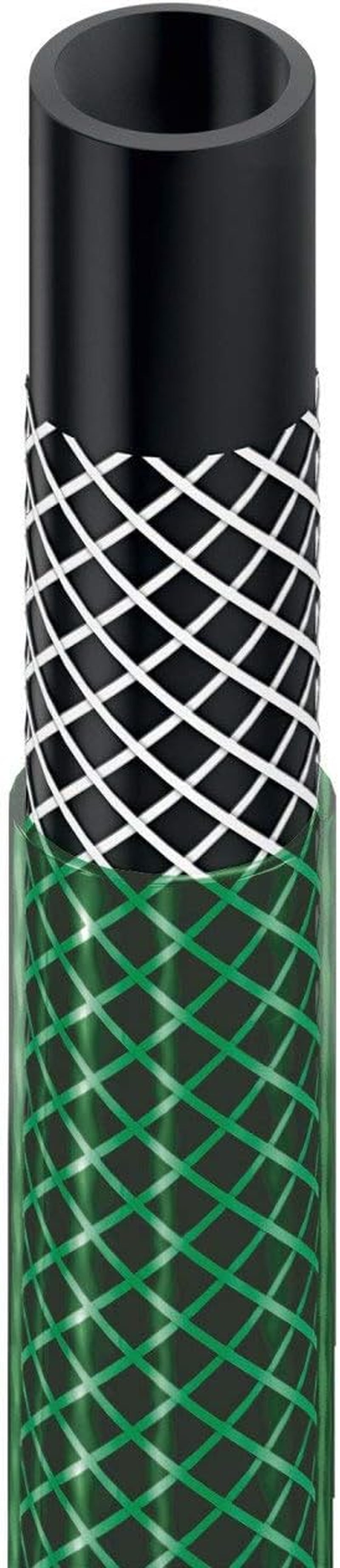 CELLFAST Tubo da Giardino, Tubo per Acqua in Poliestere a Trama Incrociata a 3 Strati per Giardino, Tubo Flessibile per Irrigazione, Resistente ai Raggi UV, Antialghe, 2 Bar, 1/2 Pollice, 10 Metri, Economico