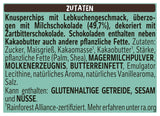 Nestlé Gingerbread, uno snack delizioso e croccante al gusto di pan di zenzero, ricoperto di cioccolato al latte e rifinito con strisce decorative di cioccolato fondente, 1 confezione (1 x 115g)