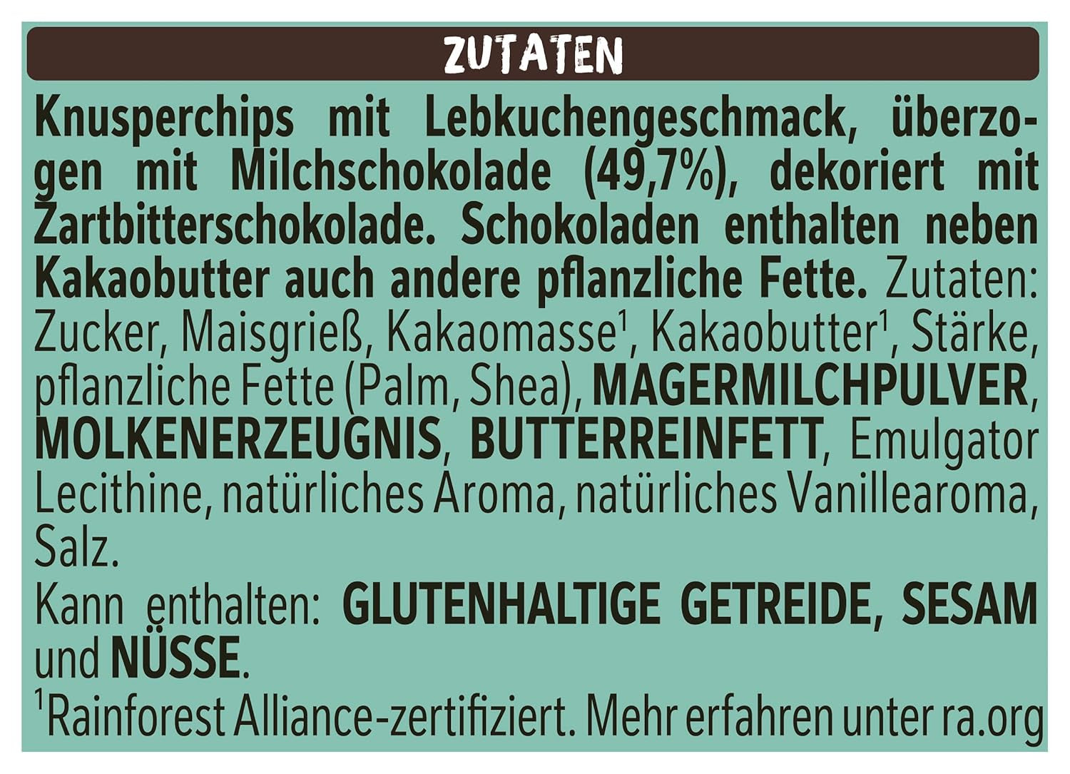 Nestlé Gingerbread, uno snack delizioso e croccante al gusto di pan di zenzero, ricoperto di cioccolato al latte e rifinito con strisce decorative di cioccolato fondente, 1 confezione (1 x 115g)