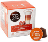NESCAFÉ Dolce Gusto Café au Lait 96 Kaffeekapseln & Latte Macchiato Caramel, 48 Kaffeekapseln