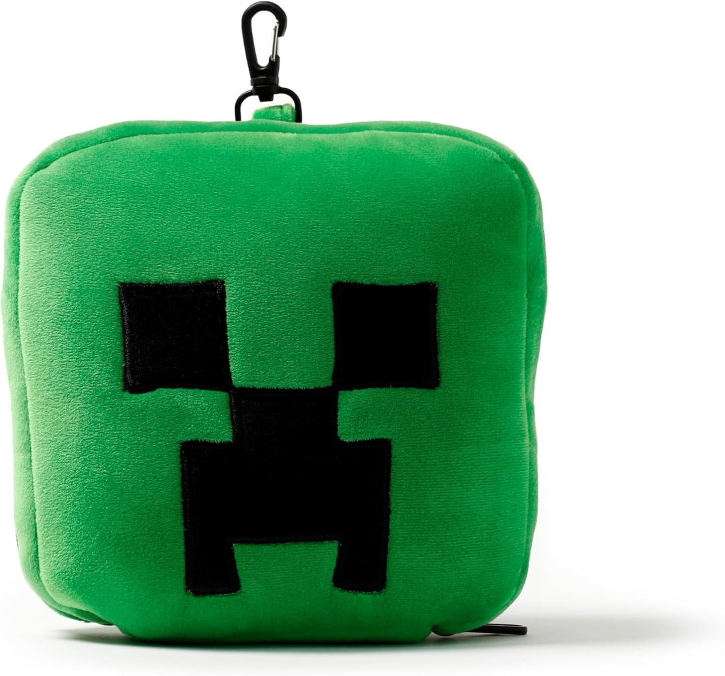 Puckator Relaxeazzz Minecraft Creeper Peluche Cuscino da Viaggio e Maschera per Gli Occhi Poggiatesta Cuscino per Dormire Cuscino per il Collo Cuscino da Viaggio Maschera per Dormire Bambini e Adulti per Viaggi Auto Treno Aereo Accessorio Cuscini da Viaggio Naty Shop