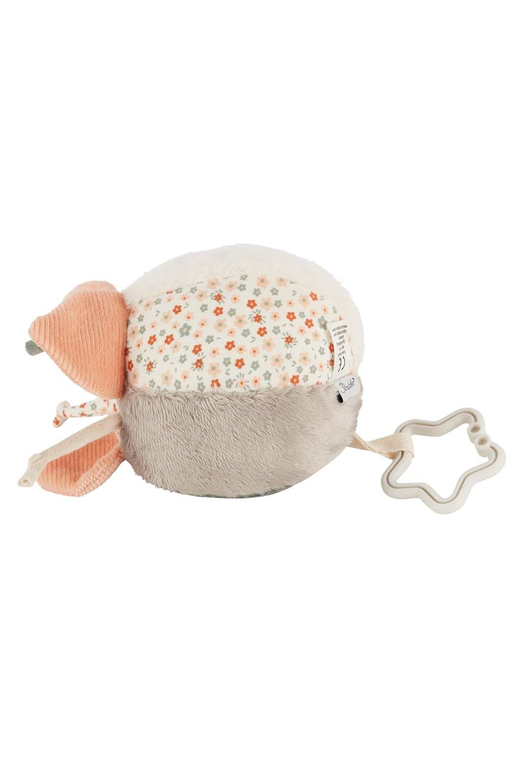 Fattoria di palline in tessuto Sterntaler - Palla per bambini in tessuto realizzata con morbide combinazioni di tessuti - Giocattolo per bambini imbottito con ovatta di poliestere - Palla per bambini da catturare e giocare, colorata Baby Toys Naty Shop