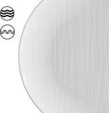 Rosenthal 11770-800001-28370 Set Mesh, 16 pezzi, composto da 4 piatti (profondità 21 cm, piatti 21/27 cm), ciotole per cereali 14 cm, bianco