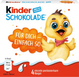 Kinder Chocolate (20 x 50 g) - Regalo di San Valentino per lui e per lei, dolci di Carnevale e Martedì Grasso - Barrette di cioccolato al latte ripiene - 20 confezioni da 4 barrette individuali ciascuna