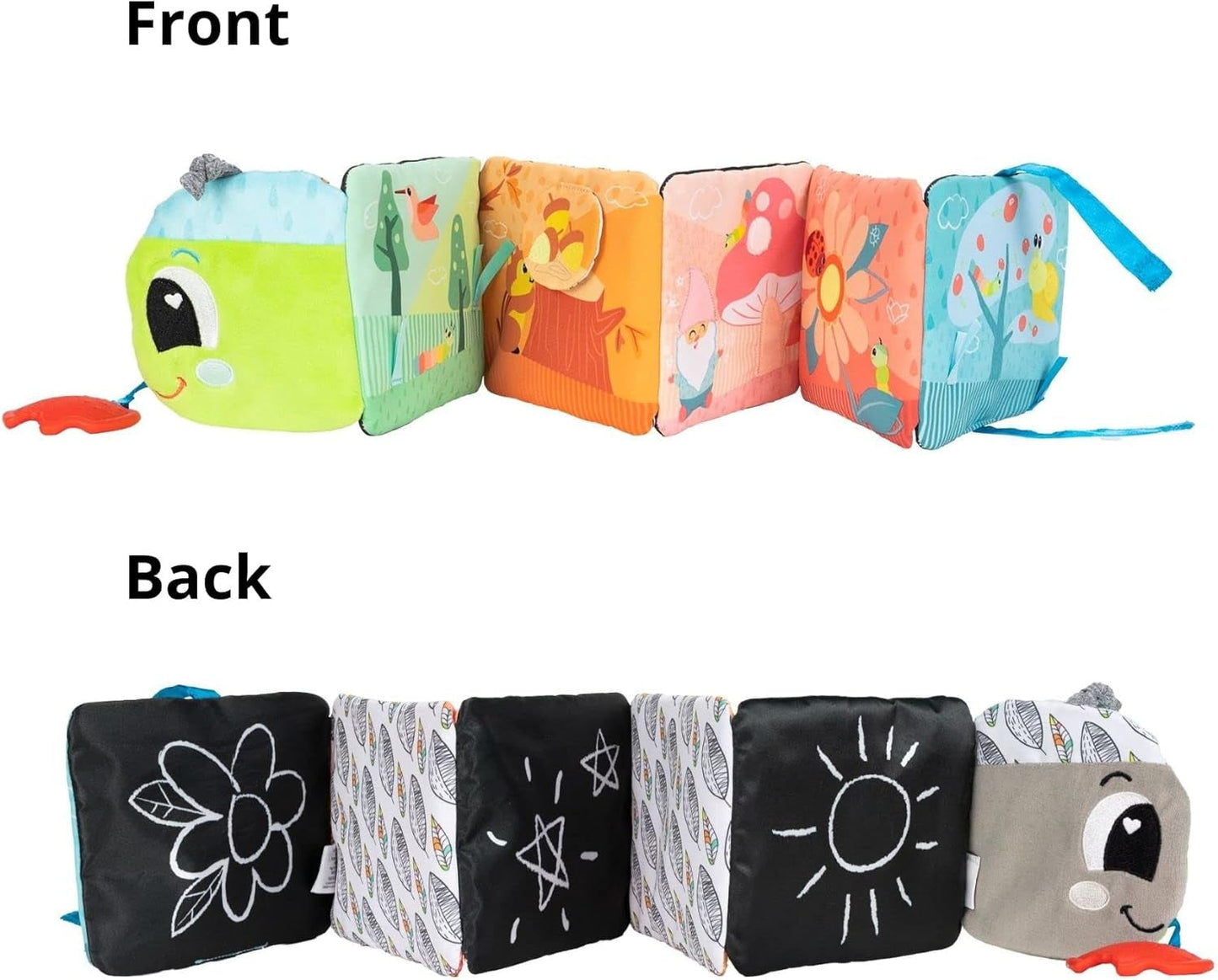 Lamaze Cavalca Bruco Colorato, Giocattolo per Neonato, Giocattolo sensoriale per Bambini con Colori e Suoni, Giocattolo per lo Sviluppo per Ragazzi e Ragazze di 6 Mesi, L27463 Baby Toys Naty Shop