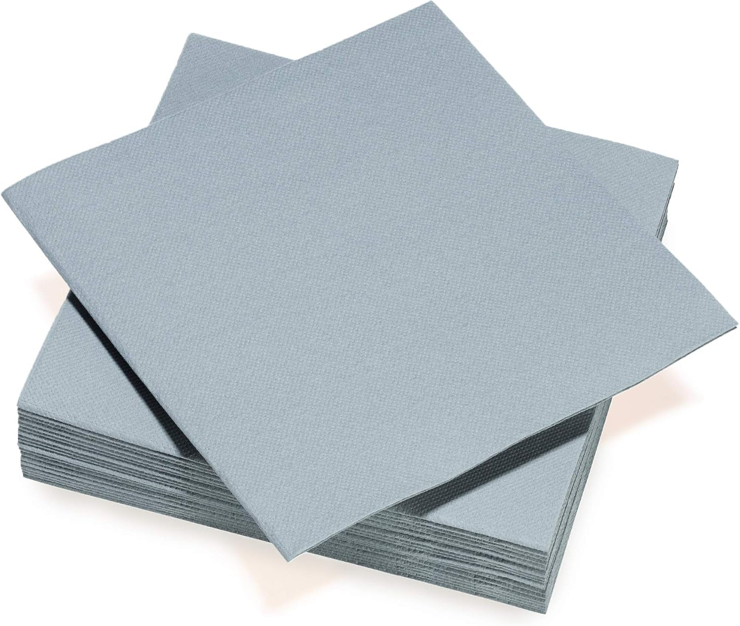- Tovaglioli di carta Tex Touch - Nero - Tovaglioli certificati Fsc® - Riciclabile e Biodegradabile - Set 40 tovaglioli neri grandi 38 X 38 Cm