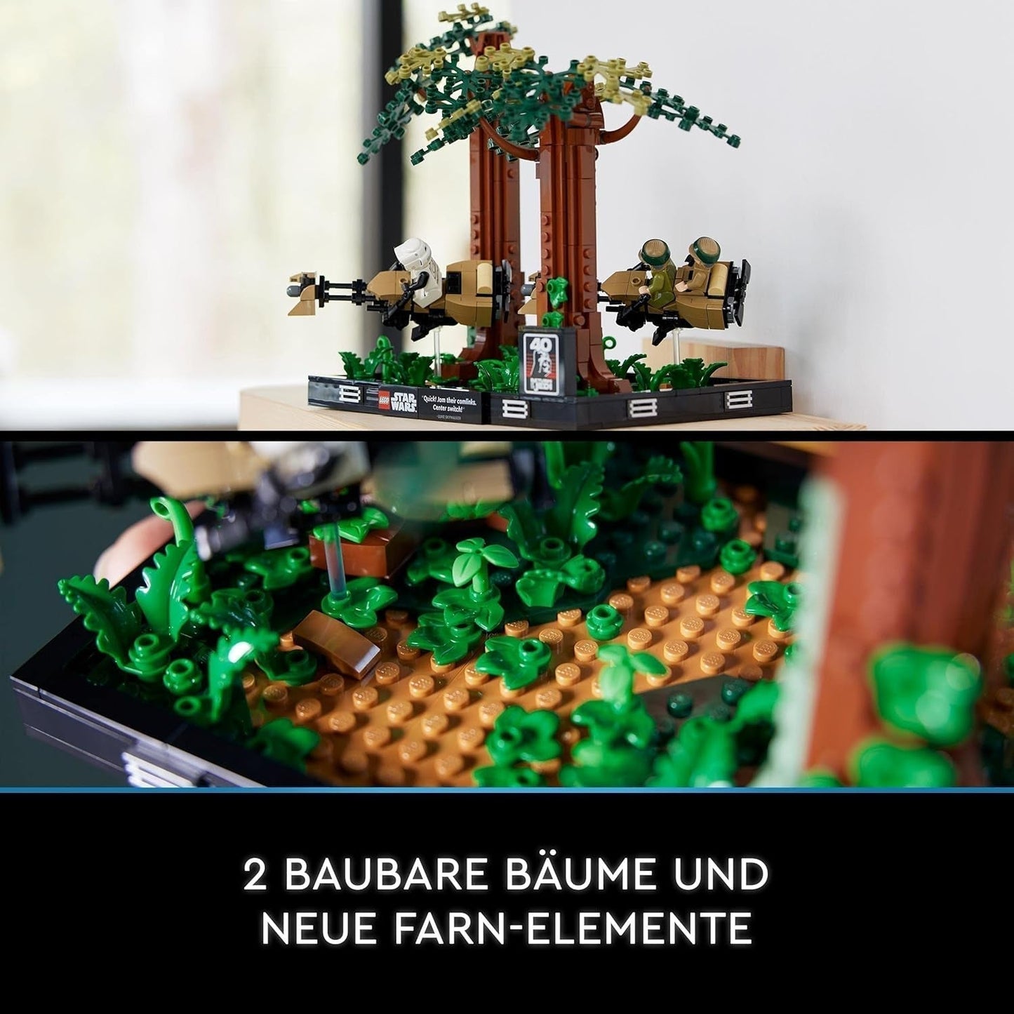LEGO Star Wars Inseguimento su Endor 75353 - Set diorama, Il ritorno dello Jedi con Luke Skywalker, Principessa Leila e Scout Trooper e Speeder Bikes, Set di costruzione per il 40° anniversario Acquista dal negozio LEGO