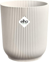 elho Vibes Fold Orchid High 12,5 cm - Vasi per orchidee da interno - Vasi da fiori da interno - 100% plastica riciclata - Bianco/Bianco seta