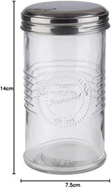 APS 40510 Distributore di zucchero - OLD FASHIONED, Ø 7,5 cm, H: 14 cm, Vetro, 0,35 litri, Tappo con filo in...