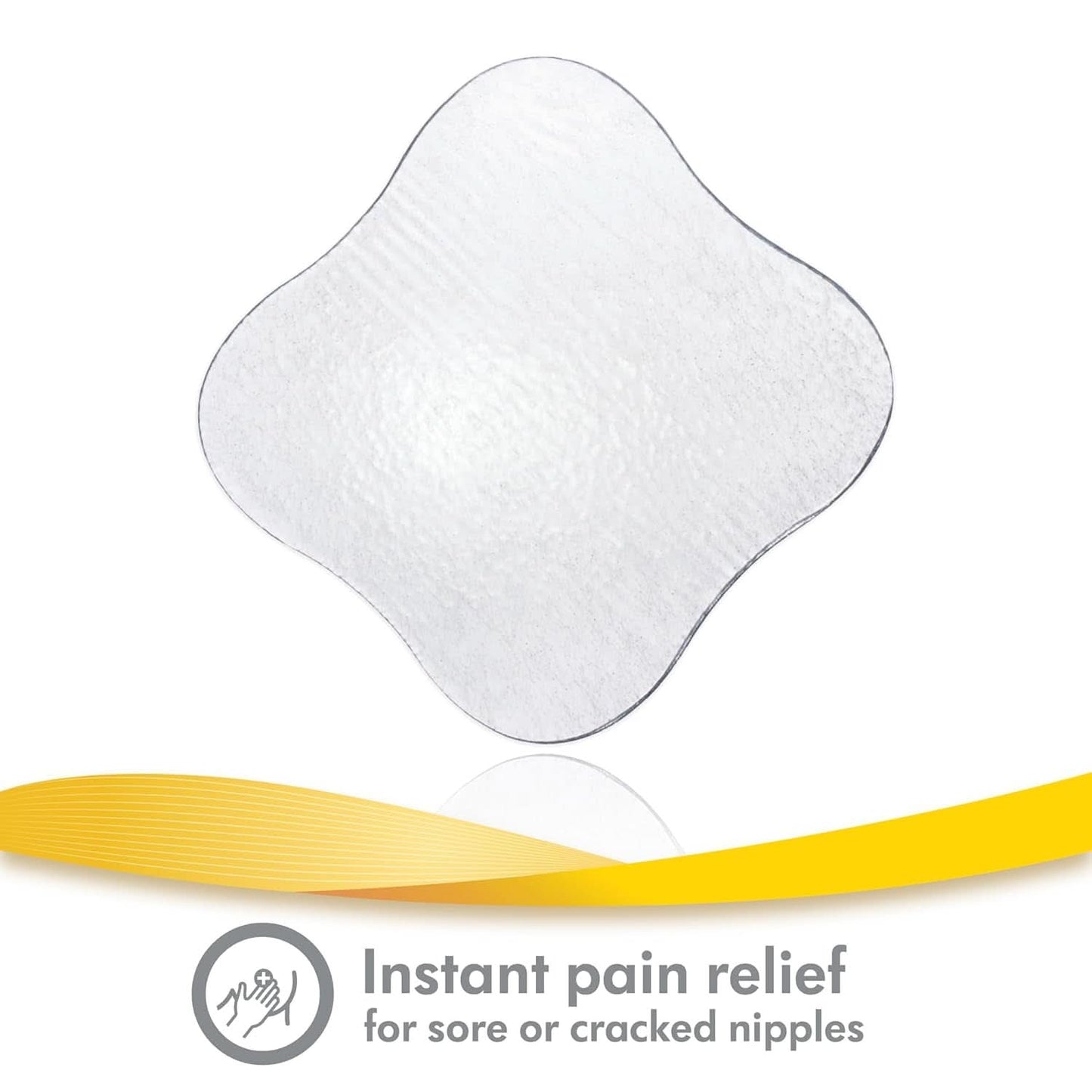 Medela Assorbenti Hydrogel - sollievo immediato e raffreddamento per capezzoli irritati - riutilizzabili - confezione da 4 assorbenti sterili, confezionati singolarmente Accessori Alimentazione e Allattamento Bebe Naty Shop