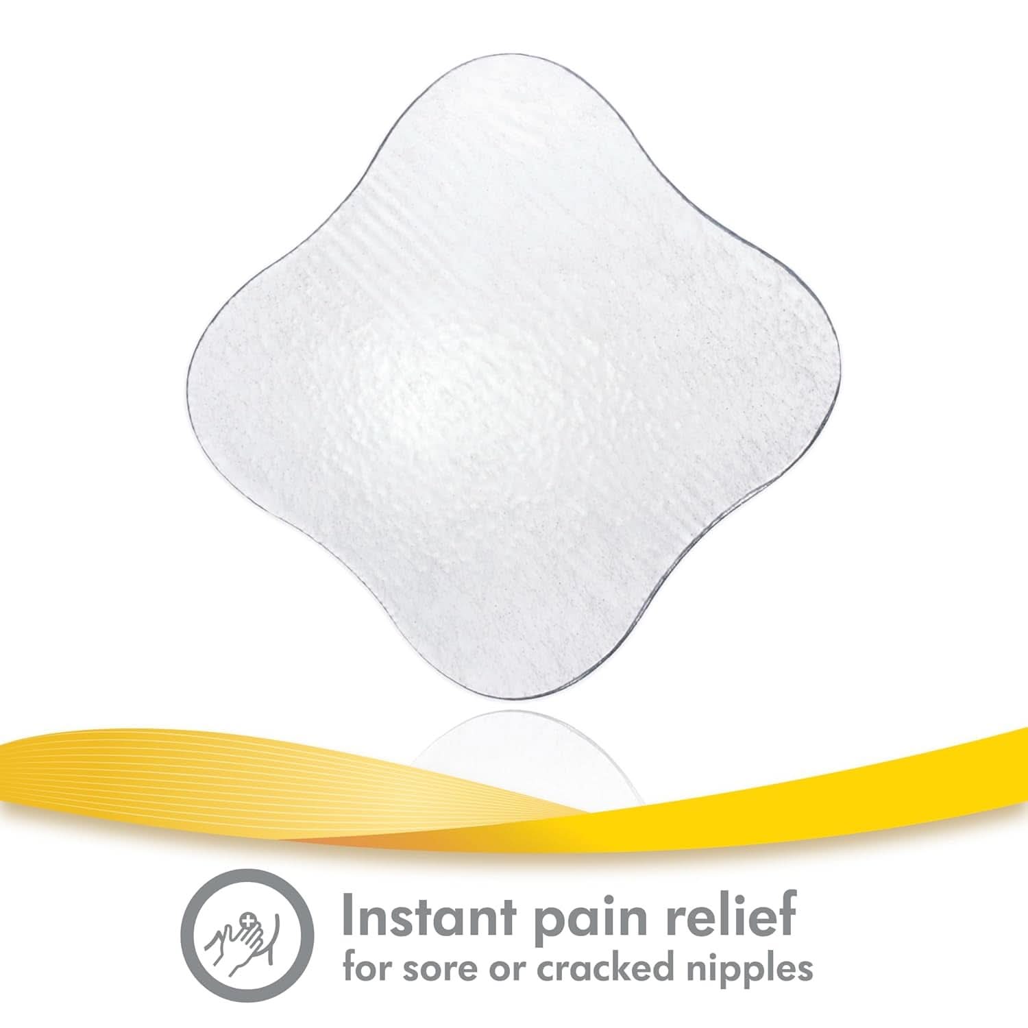 Medela Assorbenti Hydrogel - sollievo immediato e raffreddamento per capezzoli irritati - riutilizzabili - confezione da 4 assorbenti sterili, confezionati singolarmente Accessori Alimentazione e Allattamento Bebe Naty Shop