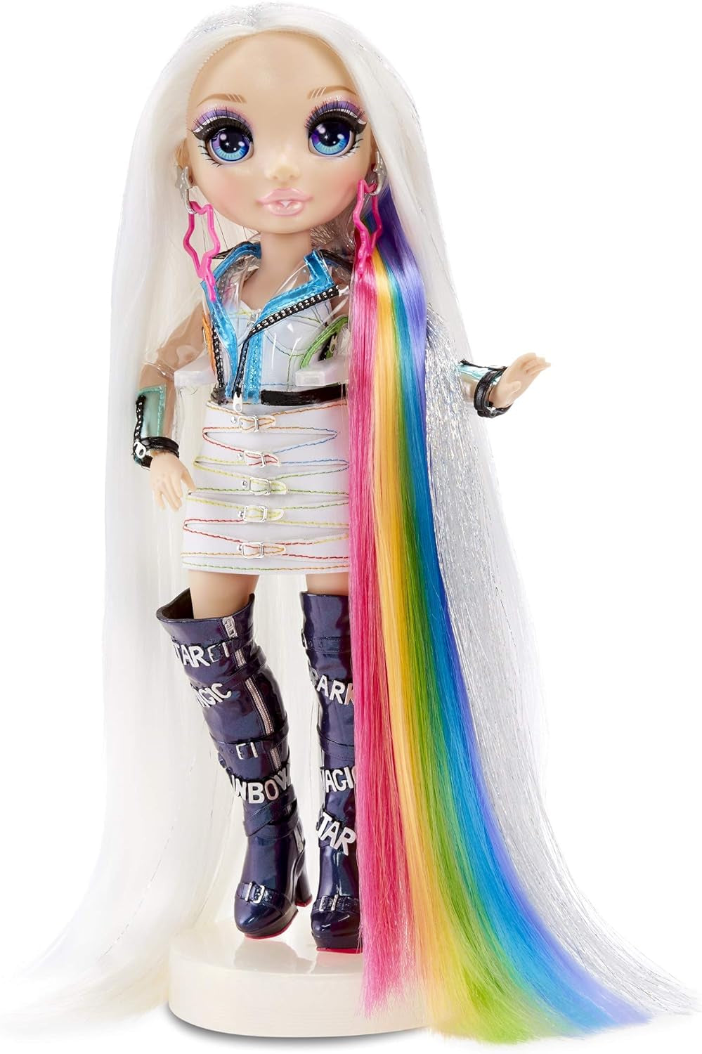 Rainbow High Hair Studio - Esclusivo set da gioco per bambola Amaya Raine con capelli lunghi per lo styling - Include gesso per capelli lavabile, spazzola per capelli e accessori - Regalo per bambini dai 6 anni in su