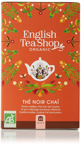 ETS - Tè nero Chai, Naturland BIO, 20 bustine di tè (confezione da 2)