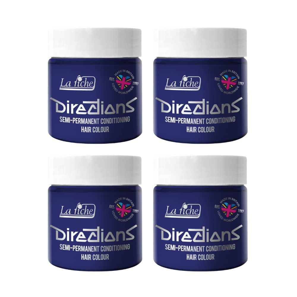 Indicazioni colorazione semipermanente per capelli scatola da 100 ml confezione da 4 (Pillarbox Red) Tintura per capelli Naty Shop Ultra viola 100 Ml (confezione da 4)
