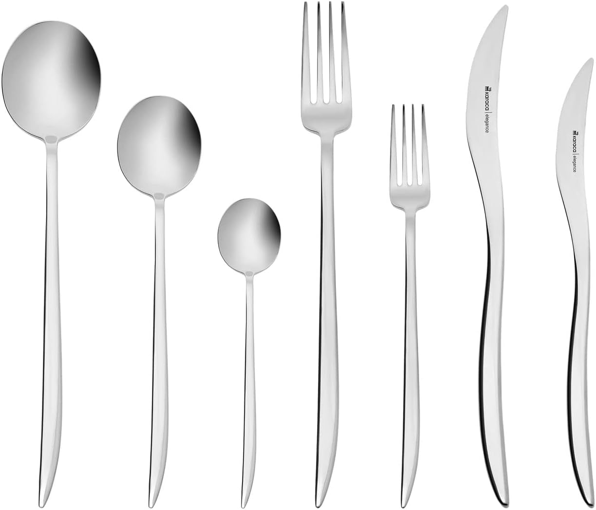 Karaca Amour, set 84 posate per 12 persone Kitchen Naty Shop