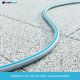 Tubo da Giardino CELLFAST, Tubo per Acqua da Giardino a 3 Strati, Resistente Filo Rinforzato, Tubo Flessibile per Irrigazione, Resistente ai Raggi UV, Anti-Alghe, 3,4 Pollici, Lunghezza 20 Metri