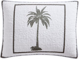 Collezione Tommy Bahama Palm Island | Piumino - 100% cotone, reversibile, morbido e traspirante, prelavato per una morbidezza extra, letto king size, Piumini e trapunte grigie Naty Shop