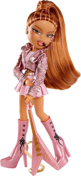 BRATZ Pop Starz Yasmin – Bambola alla moda con ciondolo da collezione, vestito e accessori musicali