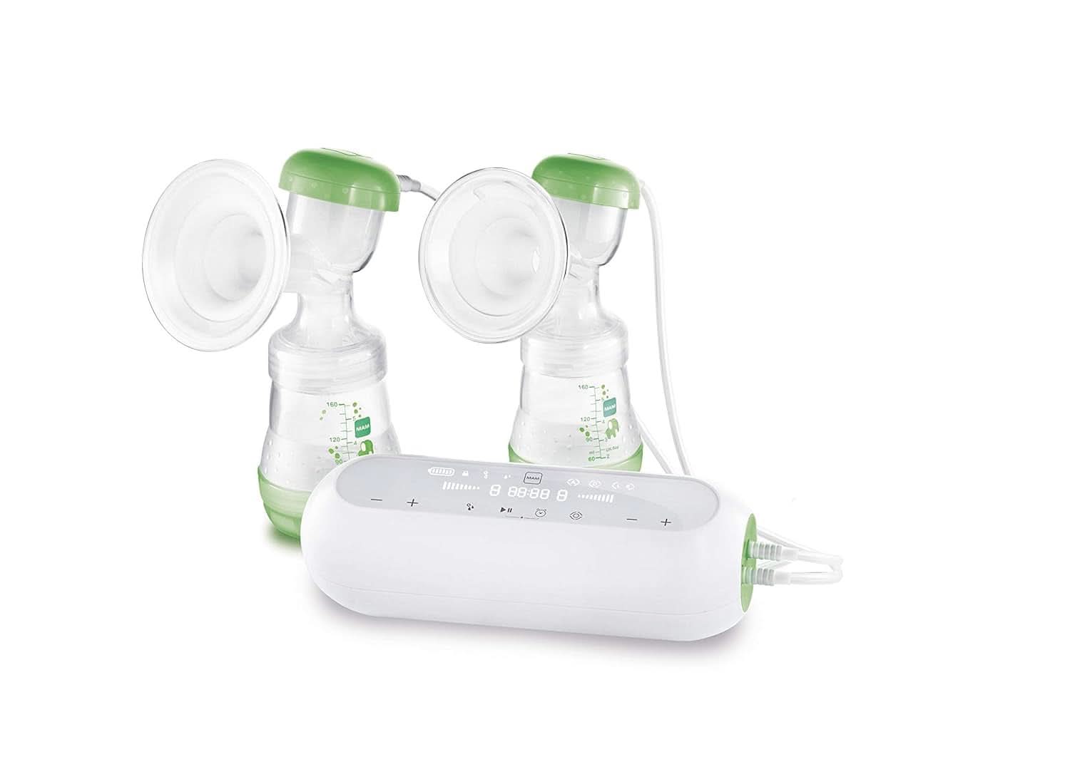 Tiralatte a mano MAM - tiralatte comodo e compatto per il latte materno che include 1 biberon anti-coliche MAM Easy Start Accessori Alimentazione e Allattamento Baby Naty Shop Tiralatte doppio 2 In 1