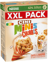 Cereali da colazione Nestlé CINI MINIS Churros con il 42% di cereali integrali, confezione da 6 (6 x 900 g)