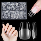Unghie Artificiali Corte 500 Pezzi Punte Per Unghie In Gel Morbido Con Copertura Completa Per Unghie In Gel 12 Misure Punte Per Unghie Prelucidate Per Unghie In Gel Unghie Artificiali Corte Estensioni Per Unghie A Bara Con Scatola