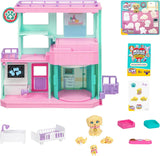 Little Live Pets Mama Surprise Families Baby Clinic Playset, 3 cuccioli di Retriever inclusi, Magic, set da gioco fronte-retro (27,8 cm di larghezza, 23,8 cm di altezza). Dare da mangiare, fare il bagno e giocare, regalo per bambini Action figures Naty Shop