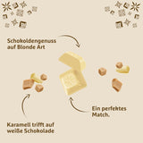 Schogetten Blonde Pure I Cioccolato bianco con caramello I 100 g I porzionato singolarmente (confezione da 2)