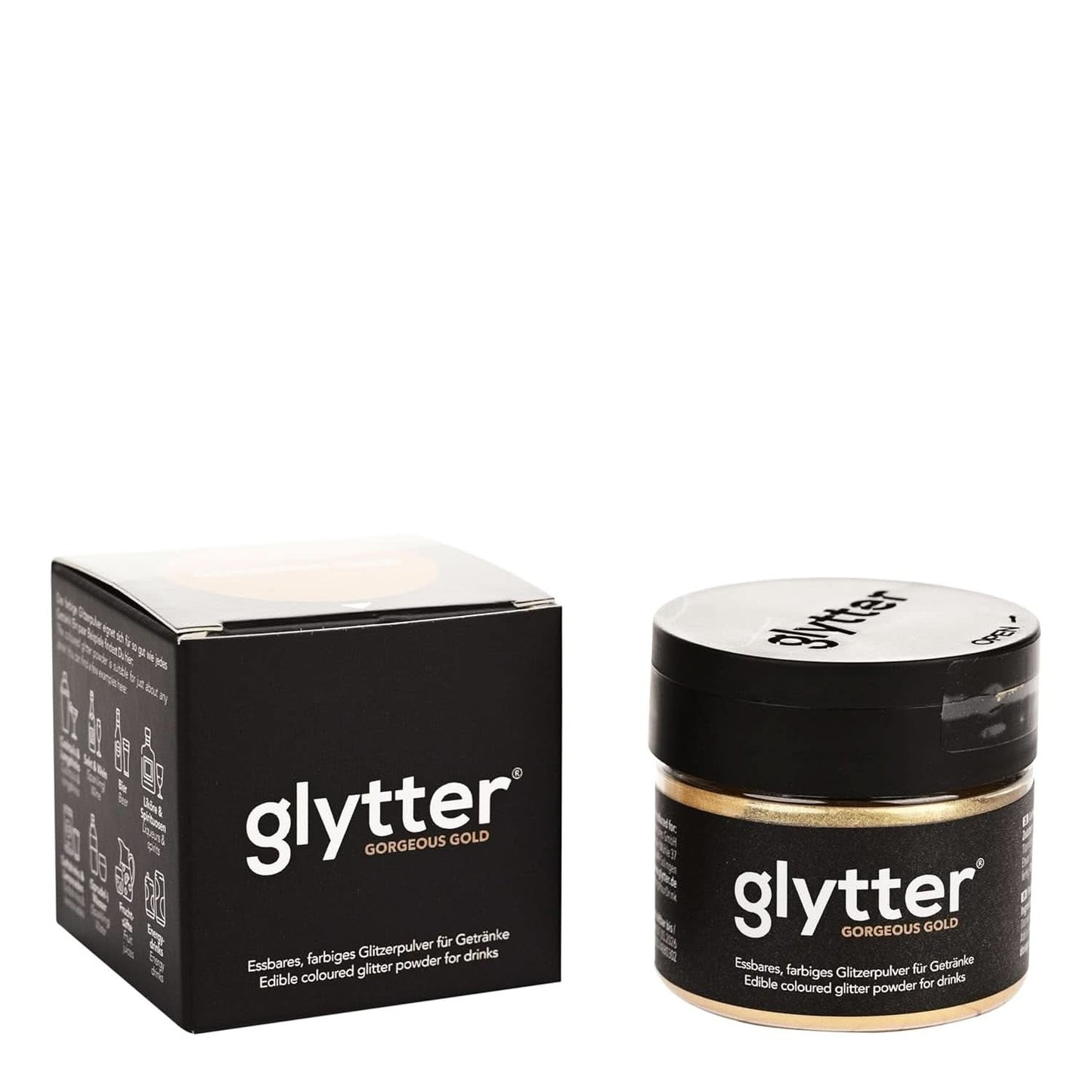 Glytter, Glitter Edibile per bevande e liquidi, 10 grammi Glitter Naty Shop