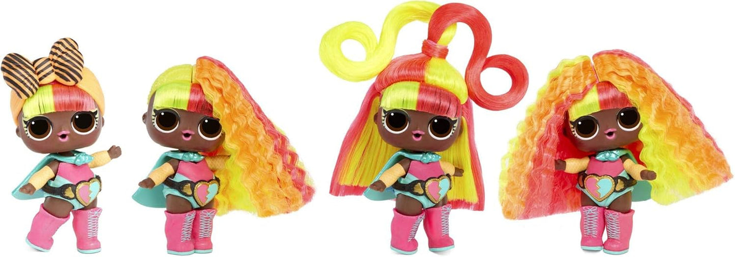Bambole da collezione LOL Surprise per ragazze - Con 15 diverse sorprese e acconciature - Bambole #Hairvibes