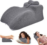 Cuscino da lettura - Cuscino per la schiena, poggiatesta regolabile, cuscino da lettura in memory foam per letto, cuscino ergonomico per collo e gambe, cuscino di supporto lombare