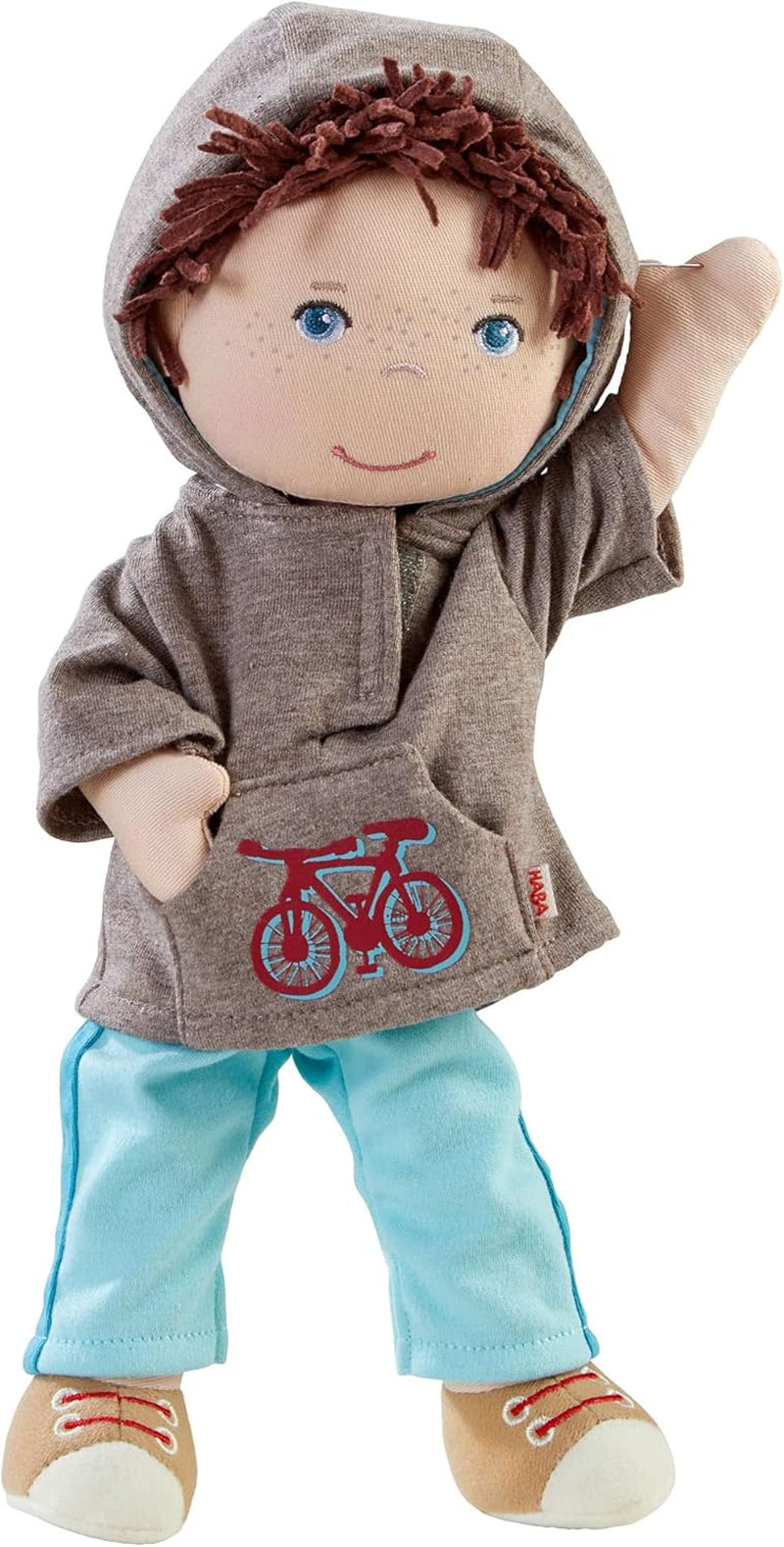 HABA 306528 - Bambola Lian - Peluche per bambini dai 18 mesi in cui giocare e abbracciarsi, realizzata in materiali morbidi - Dimensioni: 30 cm Naty Shop Dolls