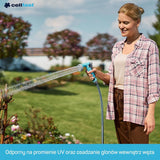 Tubo da giardino Cellfast MULTIFLEX PRO, durevole, 6 capi, treccia lavorata ATS2, resistente ai raggi UV e alle alghe, senza metalli pesanti, tecnologia Velvet, 35 bar, -20/+65°C, 3/4", 30m