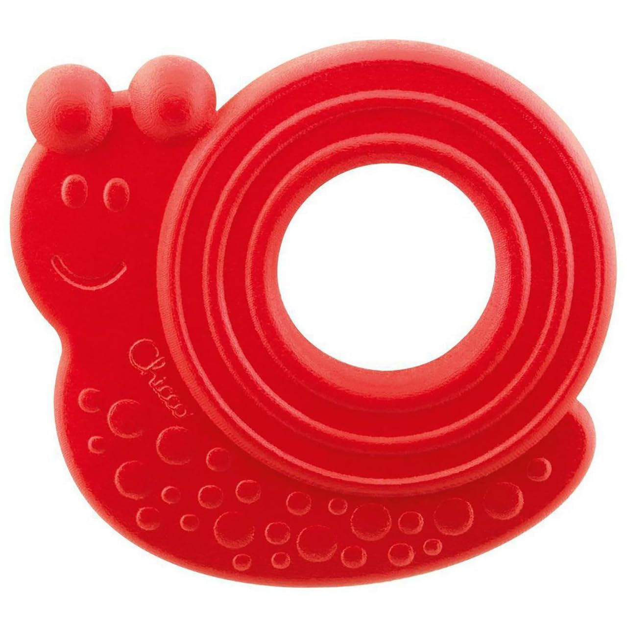 Chicco ECO+ Anello da dentizione Rana, Anello da dentizione per neonati con punte, In morbida bioplastica, Giocattolo da dentizione per neonati e bambini da 3 a 18 mesi