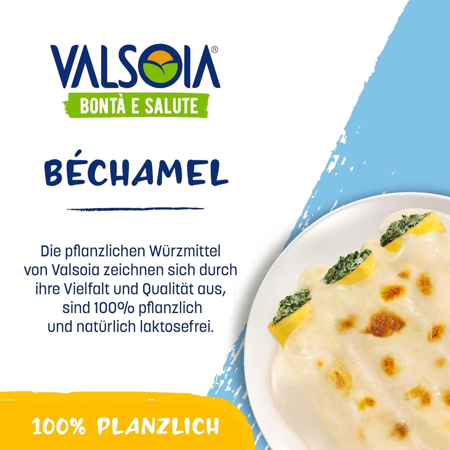 Balsamo per besciamella, Besciamella senza lattosio, Versatile in cucina, Ideale per vegani e vegetariani, 6 x 200 ml