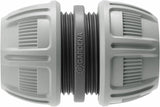 Riparatore Gardena da 13 mm (1/2 pollice) e 15 mm (5/8 pollice): riparazione facile e veloce del tubo senza attrezzi, Power Grip, elevata forza di serraggio, in scatola (18232-20)
