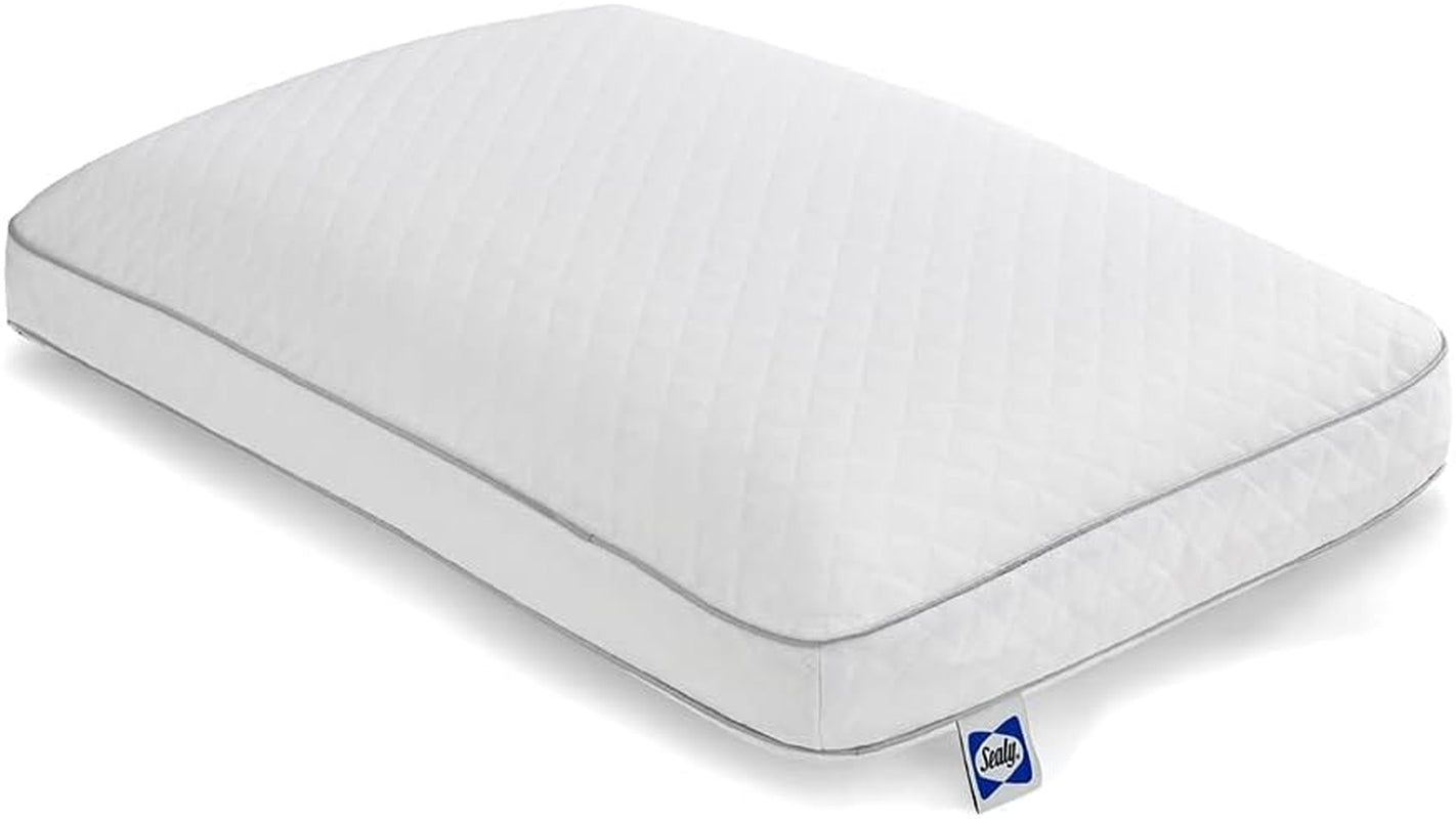 Sealy Essentials Cuscino in memory foam standard bianco 2 pezzi Naty Shop Cuscini standard