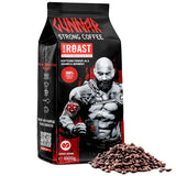 Arrosto Bianco - GUNNAR - 1kg - Whole Kaffee-Bohnen Extra Strong - Kräftige Robusta-Röstung - 494mg Kaffein je Tasse - Würzig & Kraftvoll mit Noten von dunkler Schokolade - Säurearm
