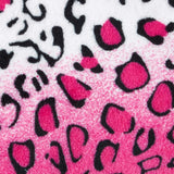 Home Must Have Queen/King Zebra Giraffa Safari Stampa animalier Per tutte le stagioni Coperta super morbida e calda per divano Misura letto Poliestere rosa Trapunte e trapunte leopardate rosa Naty Shop