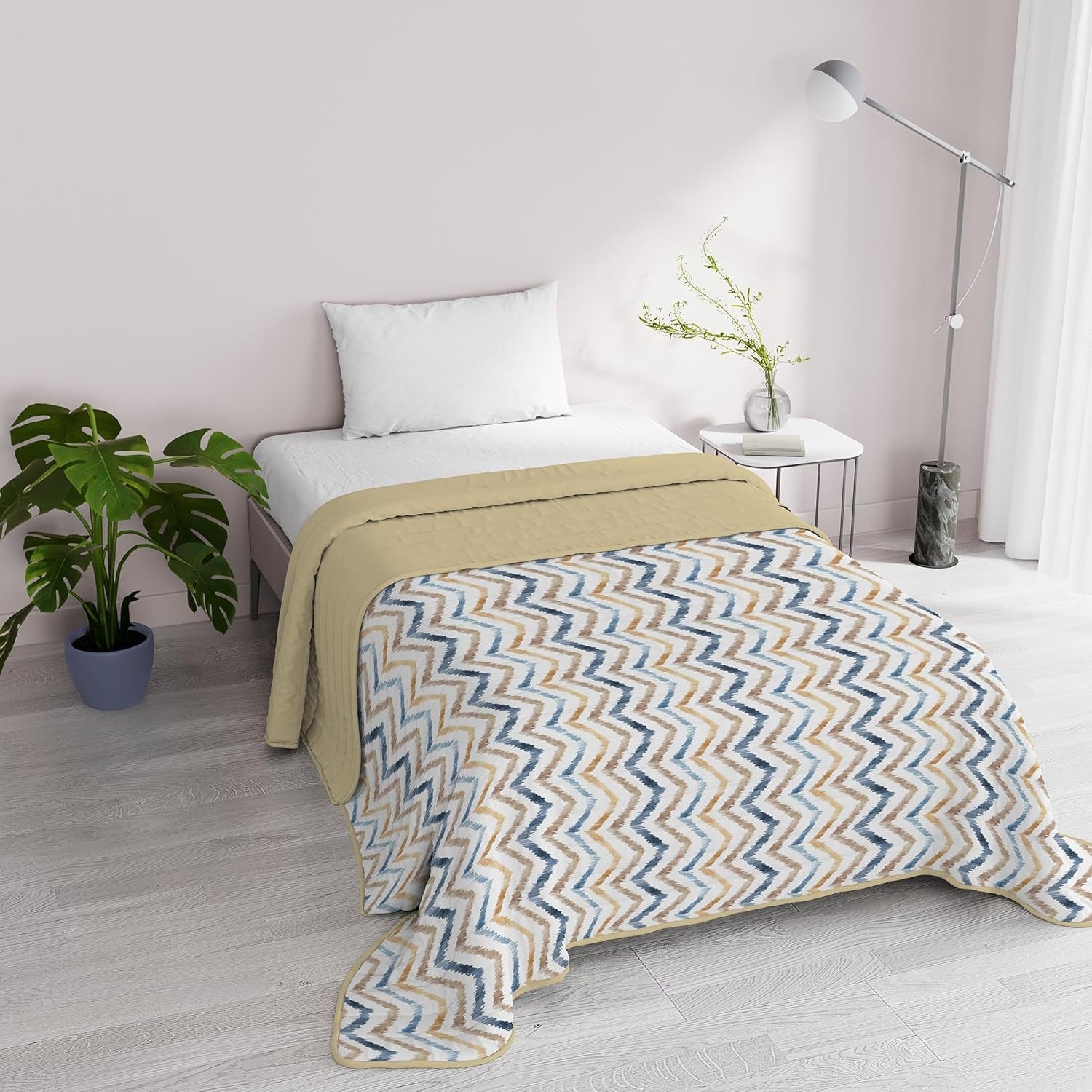 Fantasy Italian Bedding Microfibra Estate 1,5 Letti Murrine Copriletti e Trapunte Naty Shop Hippy 1 Posto E Mezzo