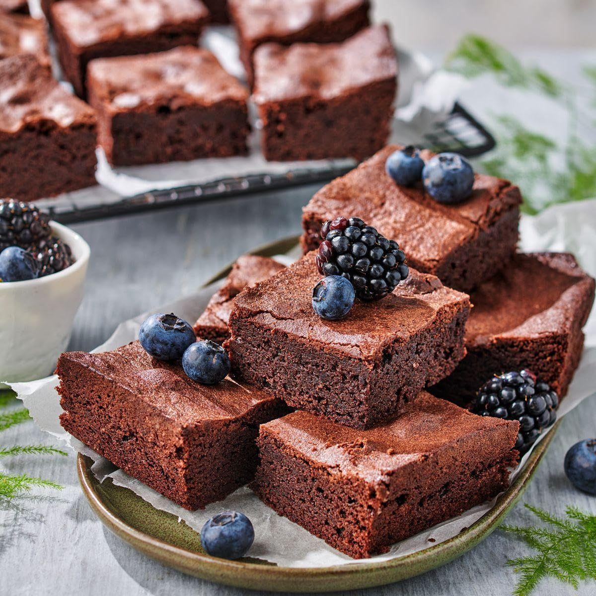 Funcakes Mix Für Cake Brownies: Einfach Zu Berübenen, Für Brownies Und Schokoladenkuchen Mit Reichem Schokoladengeschmack, Halal., 1 Kg Mix per cuocere e cucinare Naty Shop